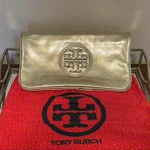 Tory Burch Leather Flap Clutch